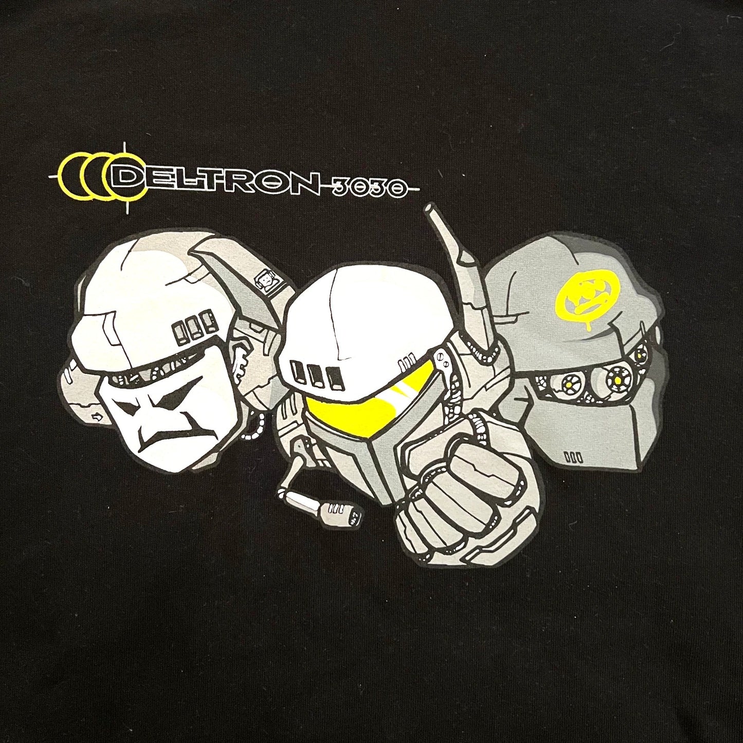 3 Helmets Men's Hoodie, Black