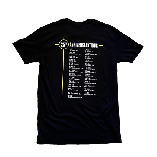 Deltron 25th Anniversary Tour Men's T-Shirt, Black