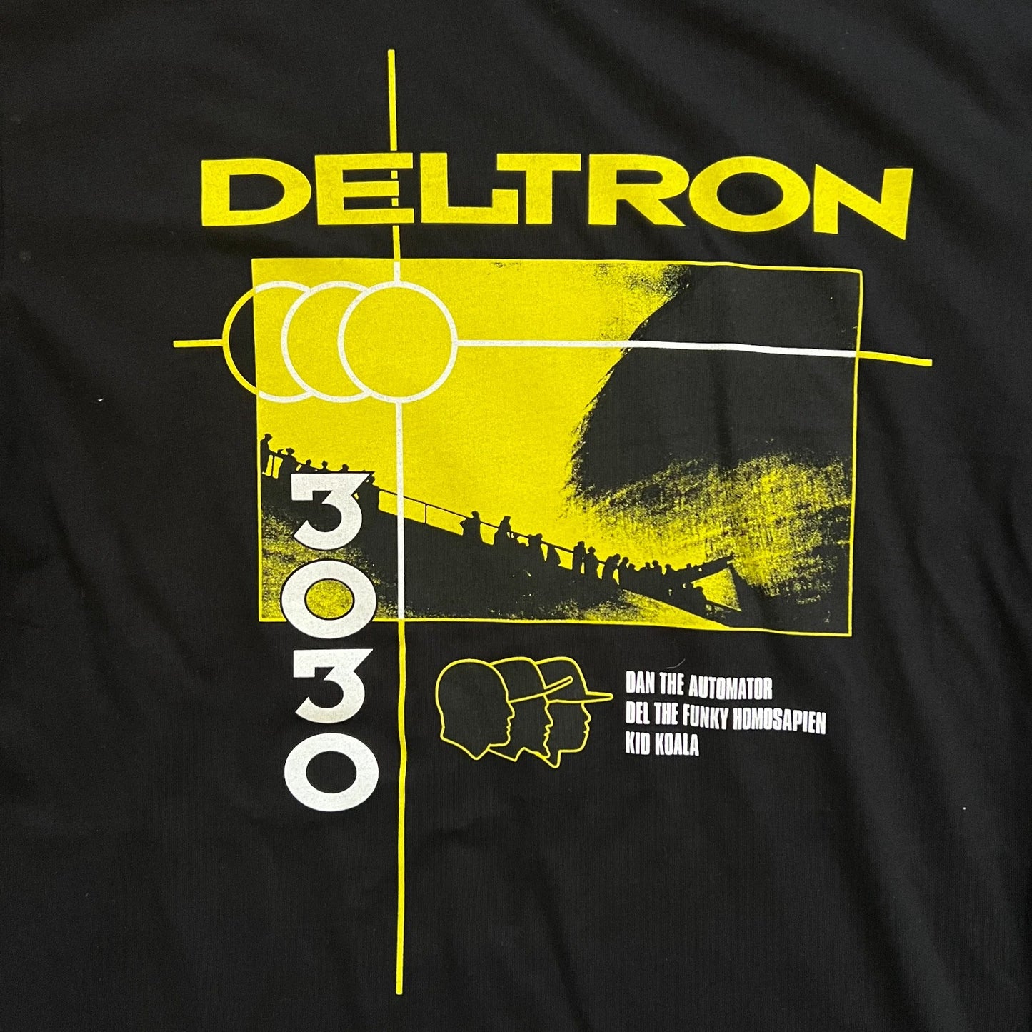 Deltron 25th Anniversary Tour Men's T-Shirt, Black