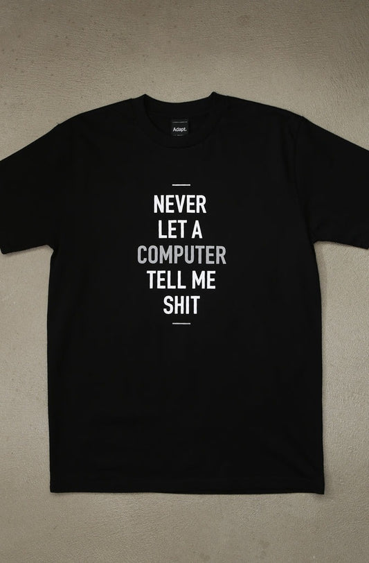 Deltron x Adapt  - Computer Men's Shirt, Black