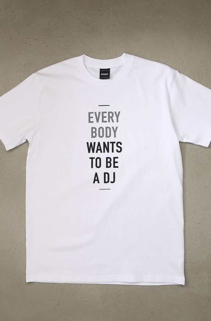 Deltron x Adapt - DJ Men's Shirt, White