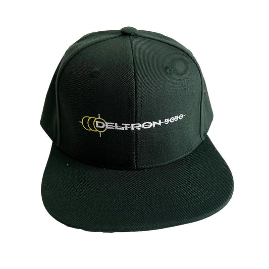 Deltron 25th Anniversary Tour Logo Snapback Cap, Forest Green