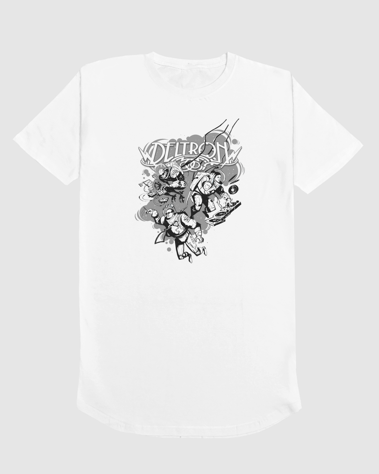 Deltron Men's Shirt, White